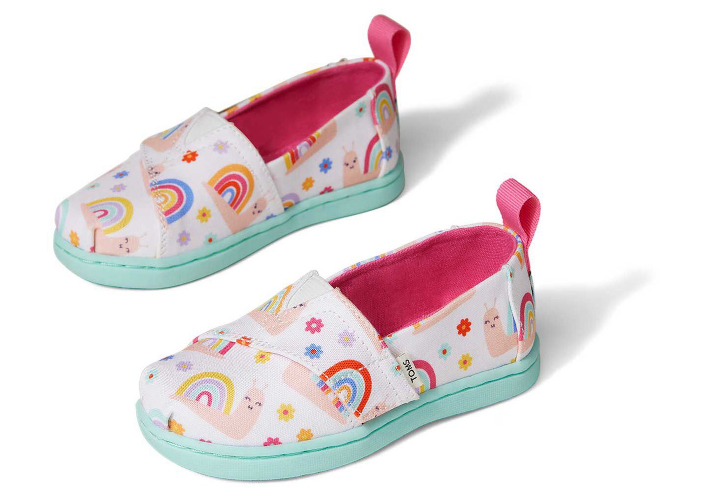 Toms Espadryle Dziecięce Kolorowe - Alpargata Tiny Rainbow Snails - 54TLCNPRY